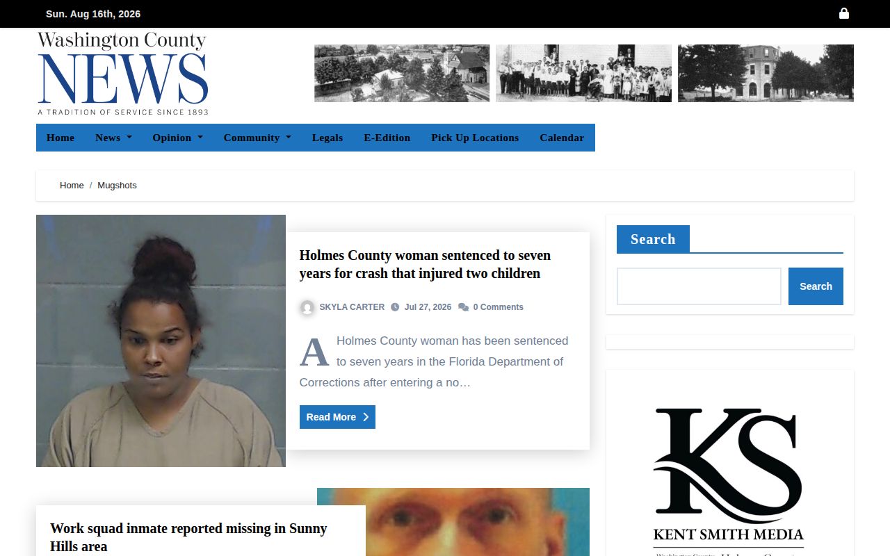 Washington County mugshot news and weekly arrest-report category